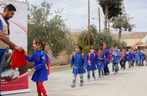 Distribution of Hygiene School kits