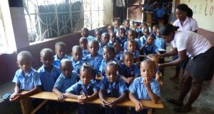 Children in classroom