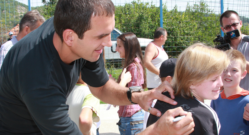 Serbian Basketball Stars Visit Children in Kosovo - International Orthodox  Christian Charities